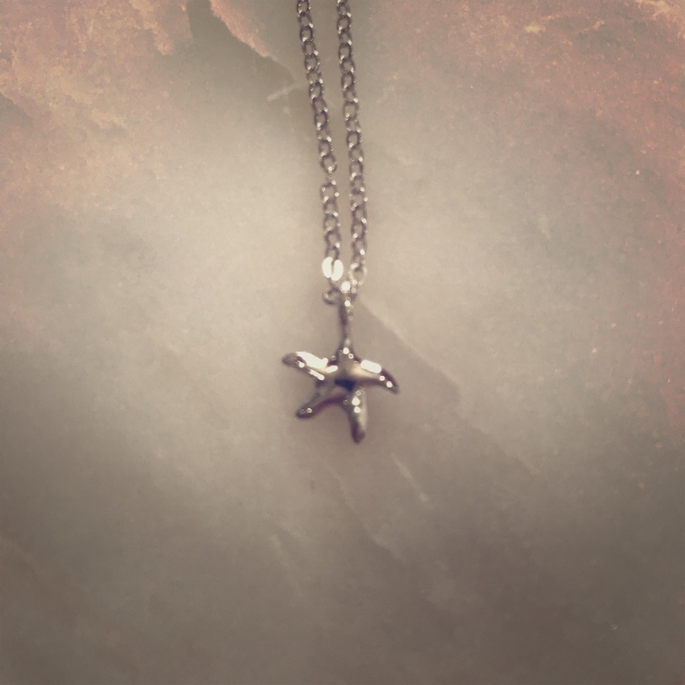 Silver Starfish necklace